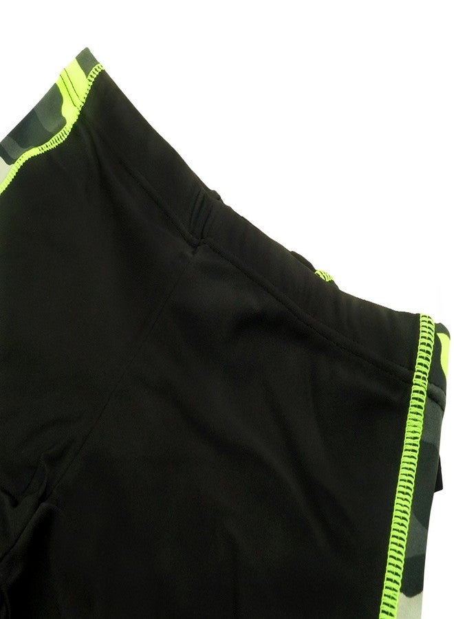Aivtalk Baby Boys Beach Trunk Breathable Durable Polyester Adjustable Waistband Rapid Swim Underwear 4-5T Black - Image 3