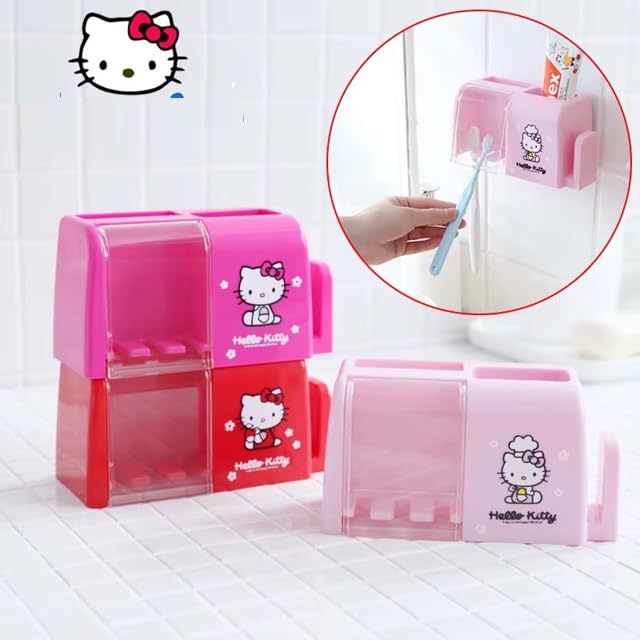 Clickswift Cute Toothbrush Holder Cute Cartoon Bathroom Toothbrush Tooth Glass Storage Holder Wall Mounted Dust Proof Cover Multi Design Bathroom Accessory Organizer Multicolor 1 Pcs - Image 2