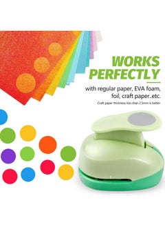 UCEC Circle Punch, 1.25 Inch Circle Hole Punch, Paper Punch Circles Craft Punch Handmade Paper Punch For Crafting Scrapbooking Cards Arts Fun Projects  - Image 4