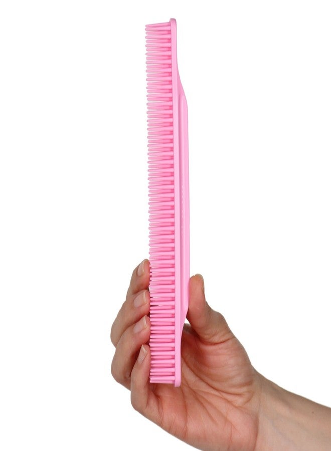 Allegro Combs 3-Row Detangling Comb #70, Light pink - Perfect for Women Curly Hair Stylists, Curl Defining, Made in USA, 1 Piece - Image 1