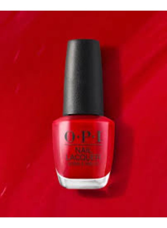 Opi Nail Lacquer Color Big Apple Red 15ml - Image 3