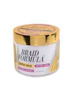 EBIN NEW YORK Braid Formula Dr. Feel Good Super Hold 11Fl. Oz. Menthol Infused To Give Cooling Sensation Smoothing With High Shine Long Lasting Hold Great For Braids Locks Twists No Residue  - Image 1