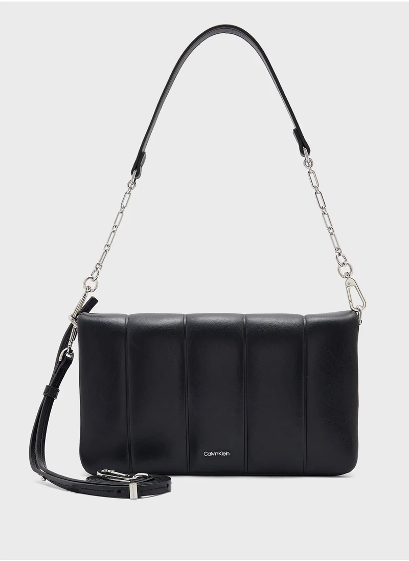 كالفن كلاين Line Quilt Crossbody