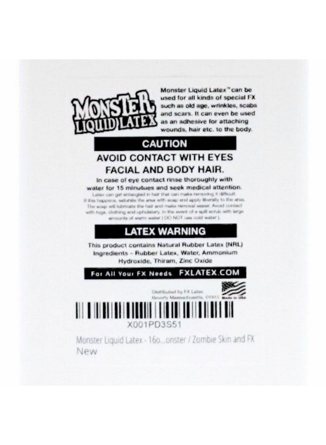 LLF Monster Liquid Latex Dries Clear Creates Zombie Skin And Fx - Image 5