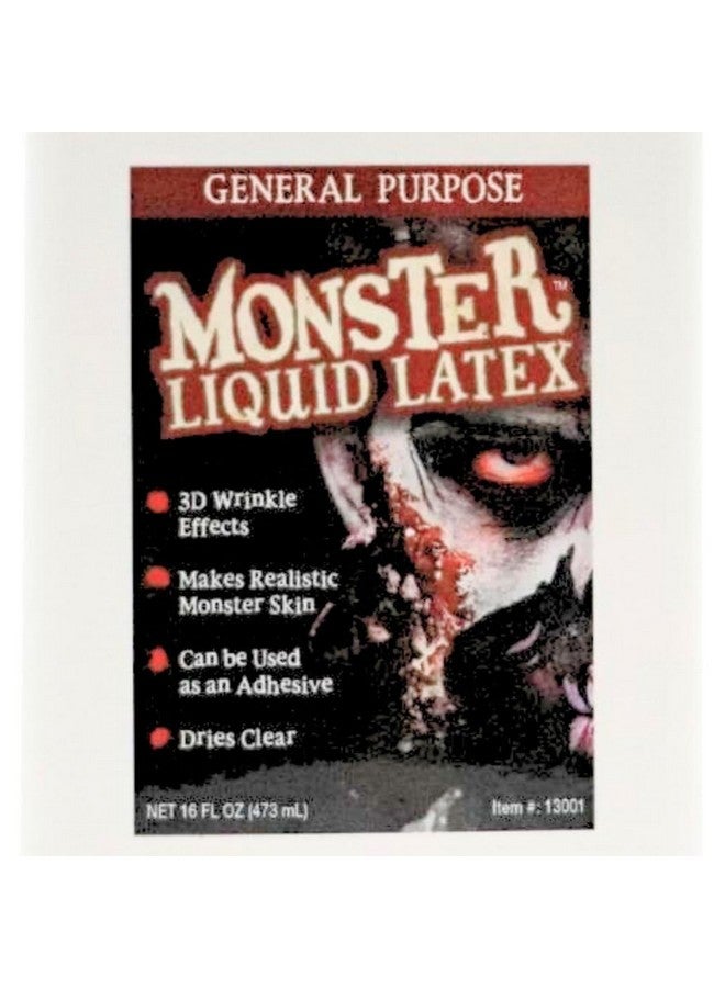 LLF Monster Liquid Latex Dries Clear Creates Zombie Skin And Fx - Image 4