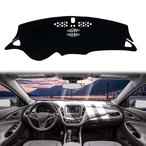 Tcxdioo Car Dashboard Dash Board Cover Mat Carpet Compatible for Chevrolet Malibu 8th 2016 2017 2018 2019 2020 2021 Left Hand Drive - Image 1