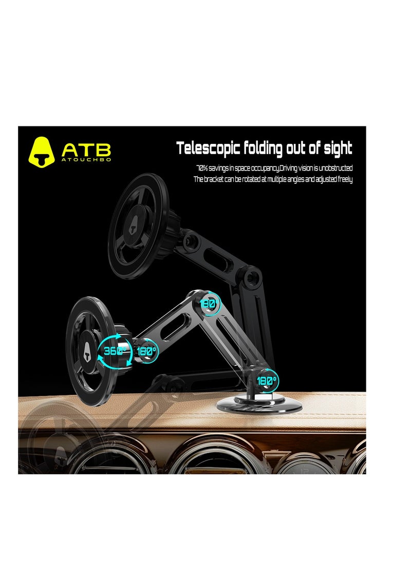 Atouchbo Magnetic Car Phone Holder Advanced Strong Suction Cup Cellphone Stand Mount Phone Holder for Iphone samsung phone mount for car van suv Magsafe car phone mount for iphone 15/14/13/12  - Image 4