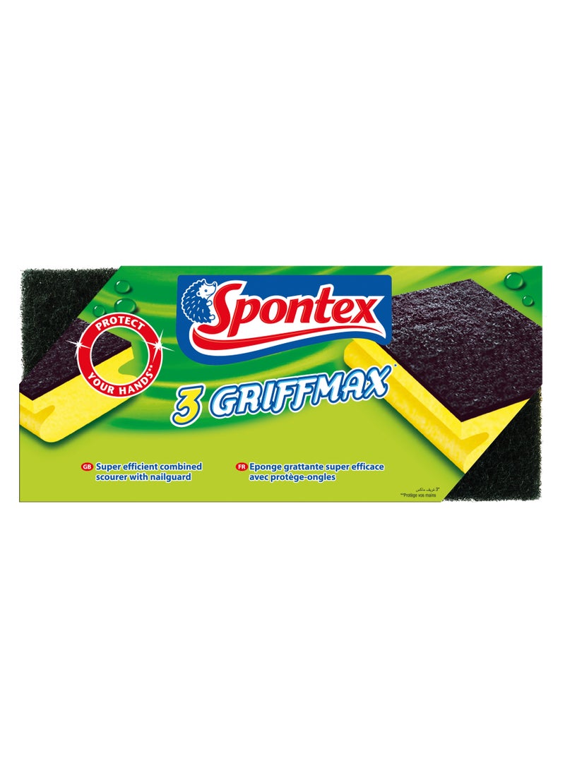 Spontex Griffmax Sponges 3Pcs - Image 1