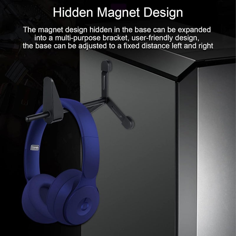 Graphics Card GPU Holder | Black Adjustable GPU Stand with Two Stage Design - Graphics Card GPU Bracket Bracket Expansion Support Frame Reduce Failure Rate Aluminum Alloy - Image 2