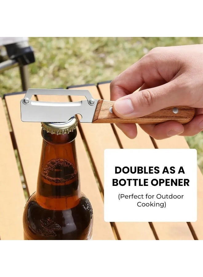 5-Piece 3-in-1 Multifunction Stainless Steel Peeler Set with Fruit Knife & Bottle Opener - Image 5