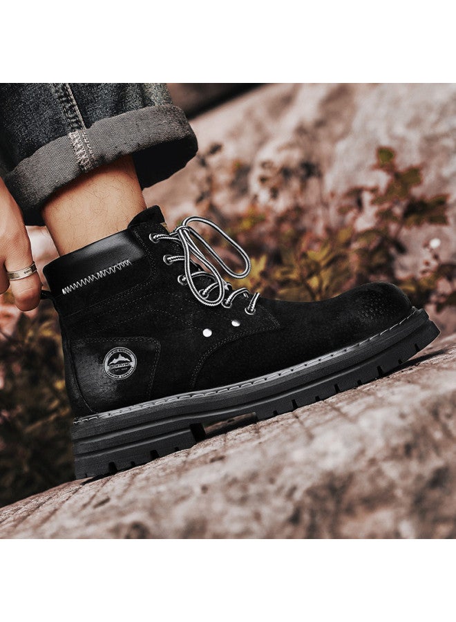 Flying in the snow Snow Flying 25 Years Autumn Winter New Casual Martin Boots British Style Retro Big Yellow Boots Work Boots Men's Boots Women's Boots - Image 3