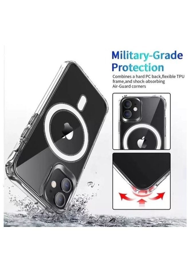 Iphone 14 Pro Case with Magnetic Ring Compatible with Mag-Safe Accessories, Slim Fit, Anti-Yellowing Shockproof Protective Case for Iphone 14 pro  - Image 4