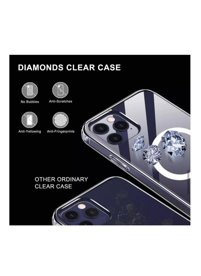 Iphone 14 Pro Case with Magnetic Ring Compatible with Mag-Safe Accessories, Slim Fit, Anti-Yellowing Shockproof Protective Case for Iphone 14 pro  - Image 5