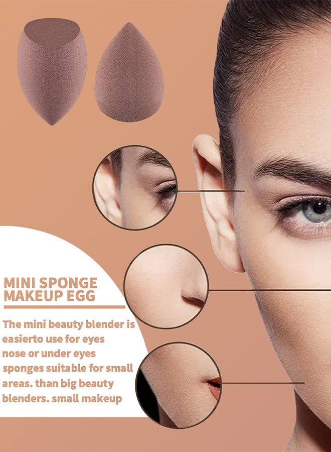 DGSENPI 15 PCS Makeup Brush Set, 12 Multi Use Makeup Brushes, with 2 Makeup Sponges and 1 Makeup Puff, Foundation Blush Concealer Shading Eye Makeup Brush, for Beginners and Professionals - Image 2