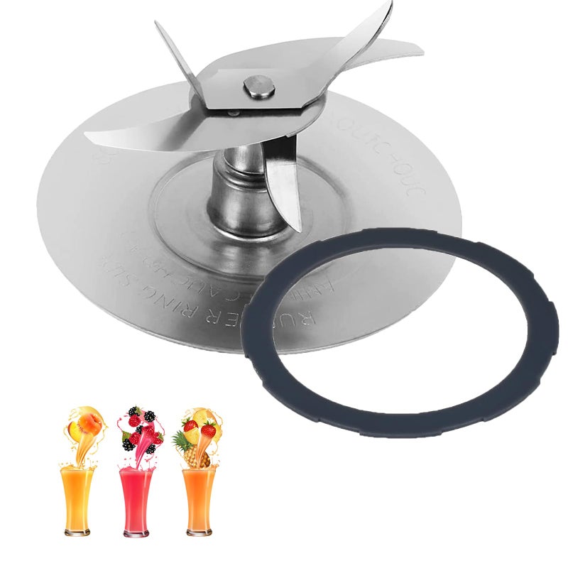 Pro 1200 Blender Blade Compatible with Oster Pro 1200 Blenders with Oring Rubber Gasket for Oster Pro 1200 Blender Replacement Parts