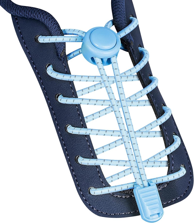 iLiveX No Tie Shoelaces - Elastic Shoe Laces - Lock Shoelaces for Sneakers - One Size Fits All for Adults and Kids - Image 1