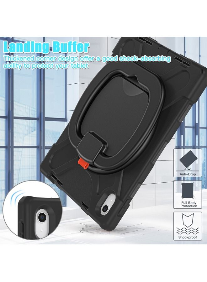 Rock Pow IPad 10th Generation Case 2022 Upgraded Military Grade Heavy Duty Silicone Protector iPad 10th Gen 10.9 inch 2022 Cover Pencil Holder Rotating Stand Handle Shoulder Strap - Image 3