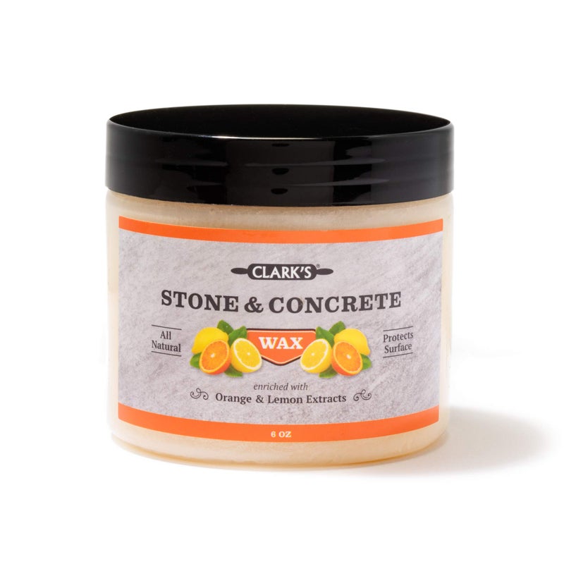 Clark's CLARK’S Stone and Concrete Wax - Soapstone Wax with Orange and Lemon Extracts - Helps Preserve and Protect Against Liquids - Revitalizes Stone Surfaces - Made with Carnauba Wax and Beeswax  - Image 1