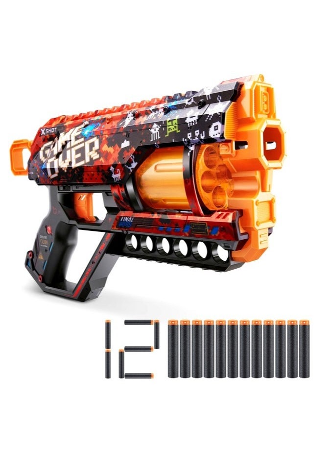 ZURU ZURU XSHOT SKINS GRIEFER (12 DARTS) GAME OVER  - Image 1