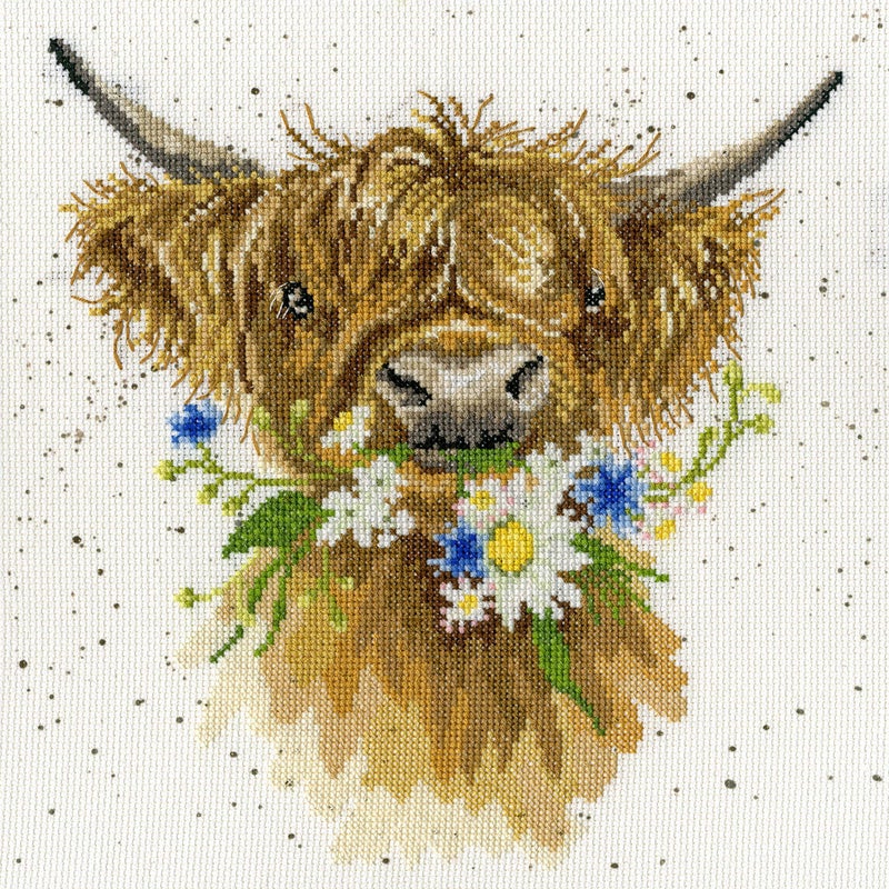 Bothy Threads Cross Stitch Kit  Wrendale Designs  Daisy Coo