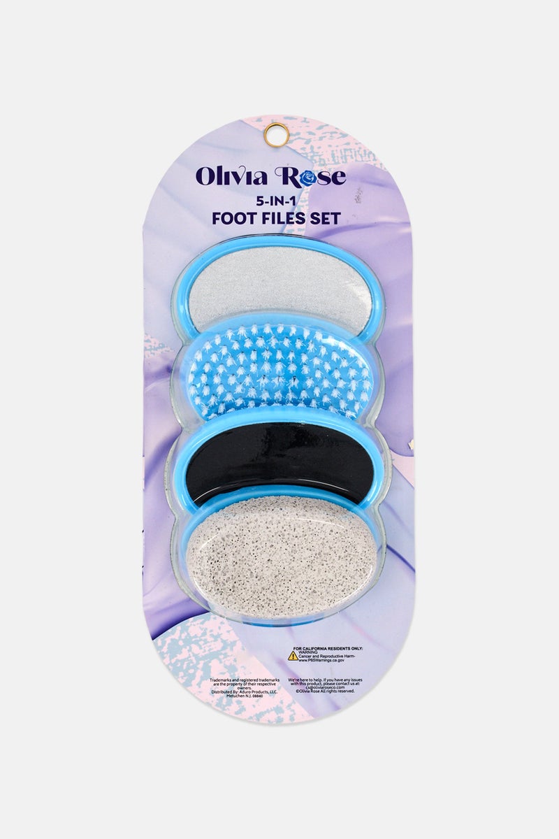 Olivia Rose 5 In 1 Foot Files Set - Image 2