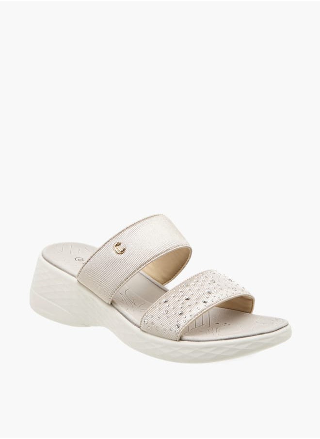 Le Confort Women Embellished Slip-On Sandals  - Image 2