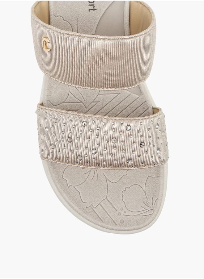Le Confort Women Embellished Slip-On Sandals  - Image 4