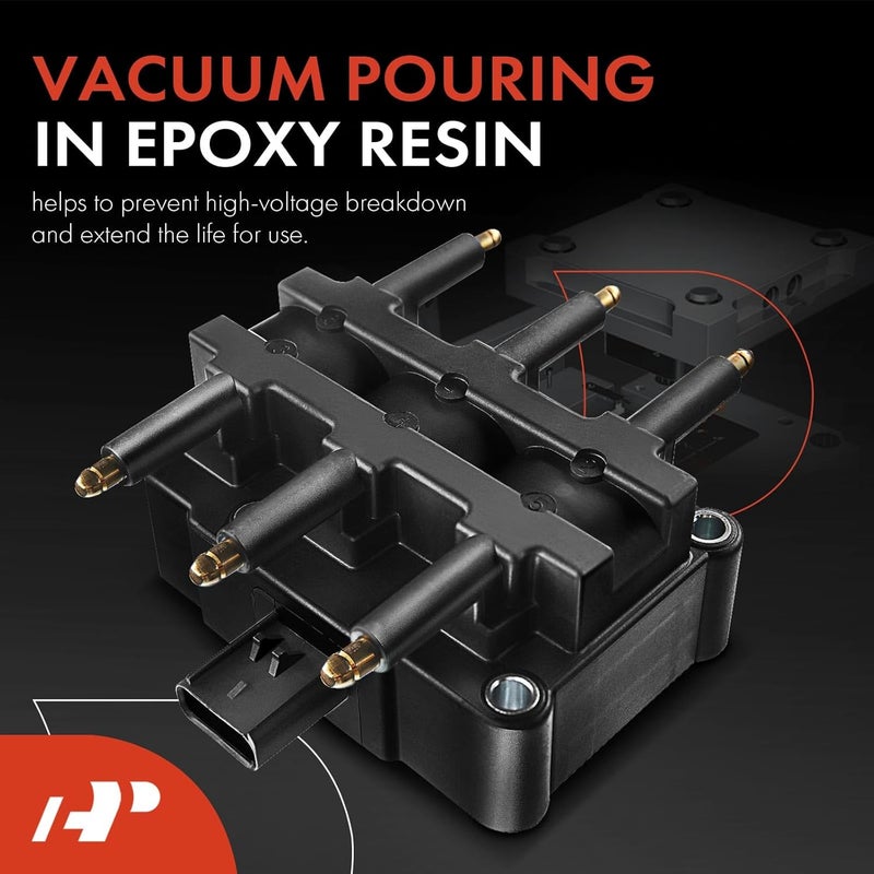 A-Premium Engine Ignition Coil Pack for Chrysler, Dodge, Jeep, and Volkswagen Models - Image 3