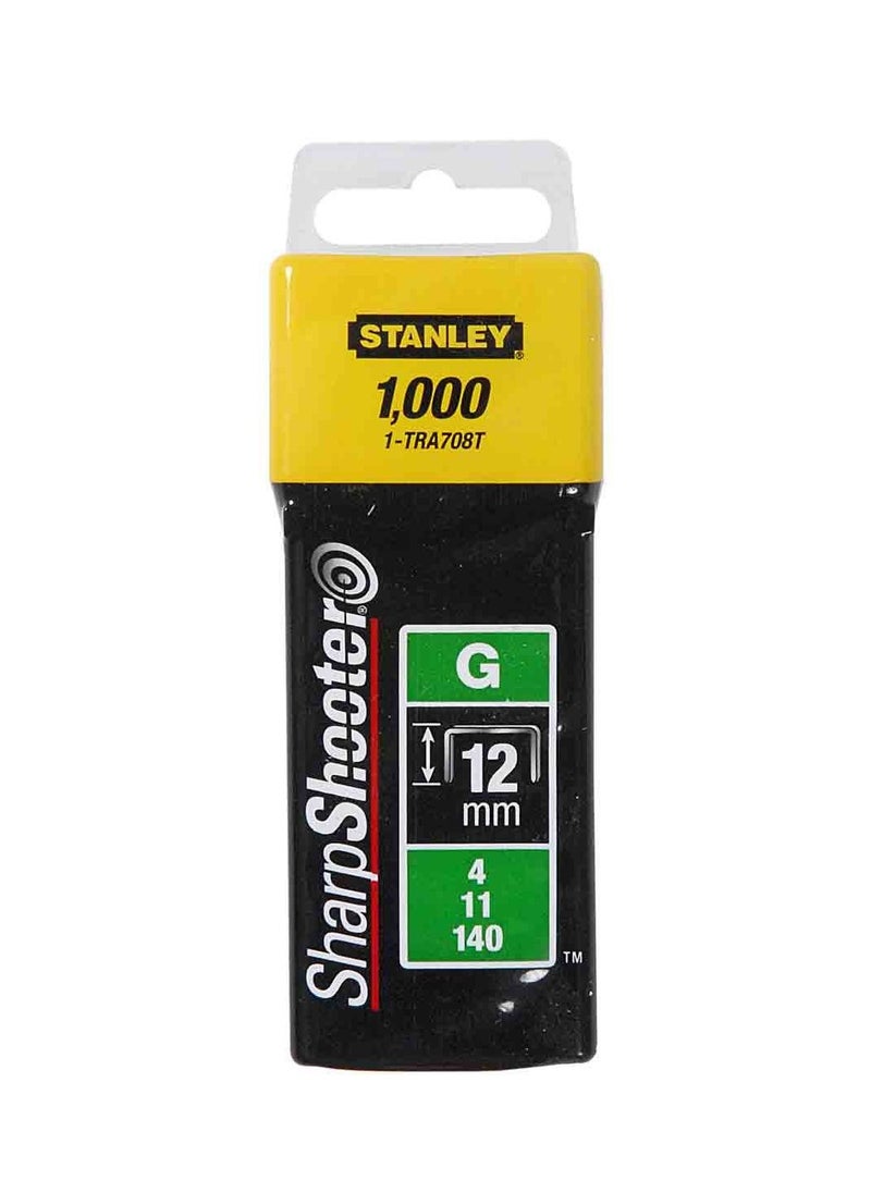 Stanley Heavy Duty Staple 12mm (1000) TRA708T 