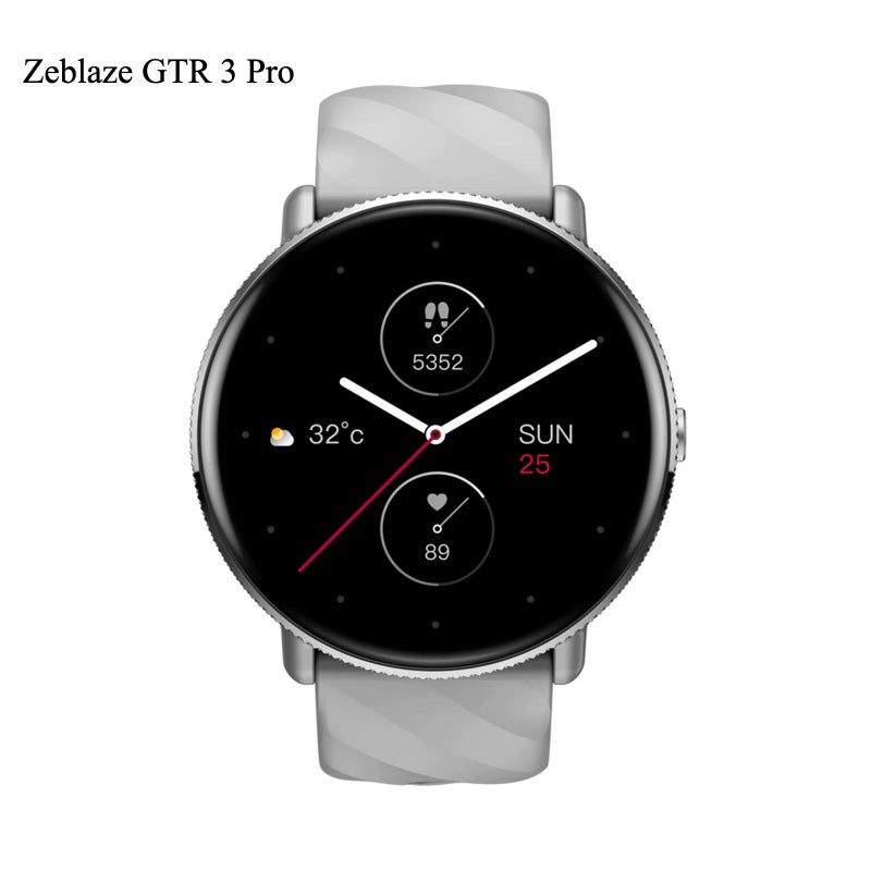 Zeblaze GTR 3 Pro Smart Watch Voice Call for Men 1.43-inch Amoled Display Heart Rate Sleep Monitor 316l Stainless Steel, Grey - Image 1