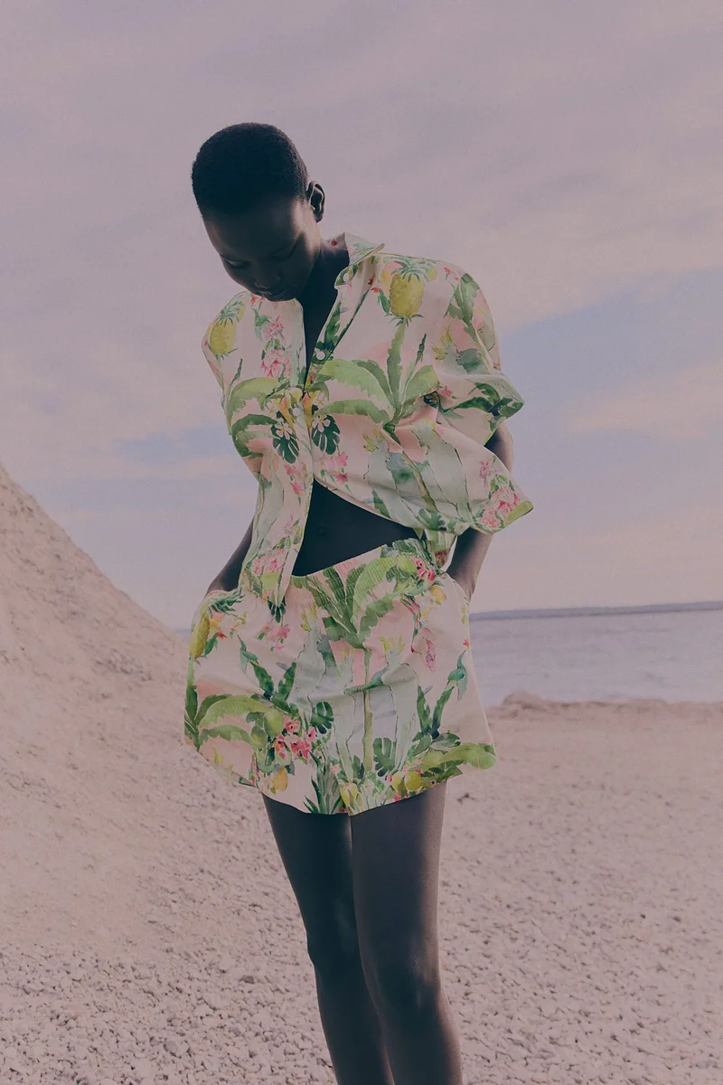 H&M Patterned cotton shirt