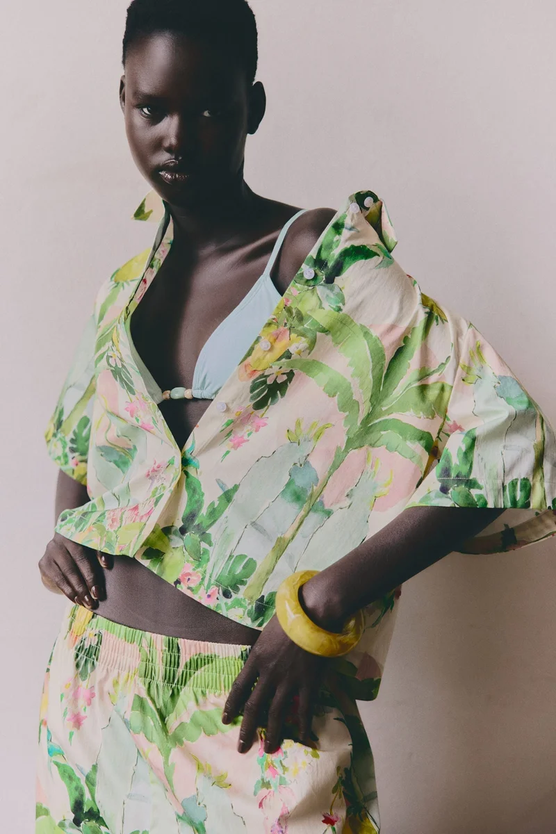 H&M Patterned cotton shirt