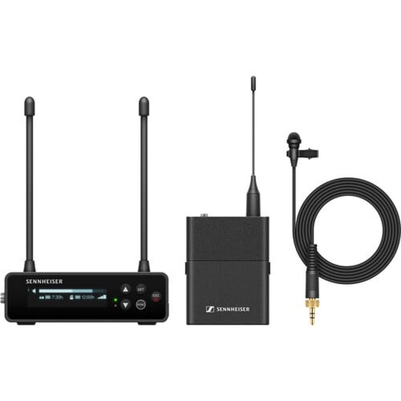 Sennheiser Portable Digital UHF Wireless Microphone System with ME 2 Omnidirectional Lavalier Mic - Image 1
