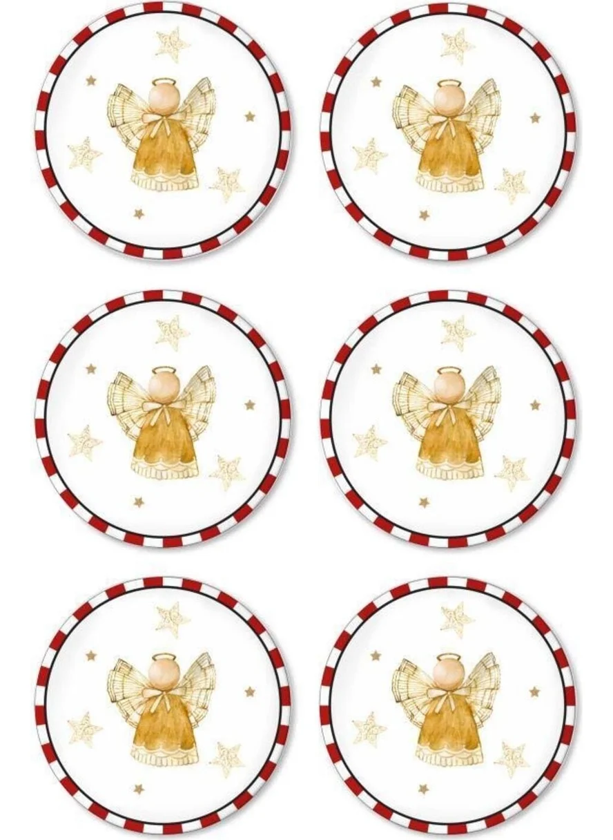 The Mia Globe New Year Series Cake Plate Set of 6 19 cm NEW029