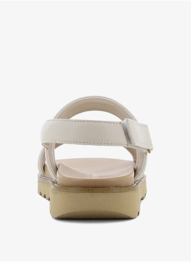 SJ - Women's Quilted Sandals with Hook and Loop Closure - Image 1