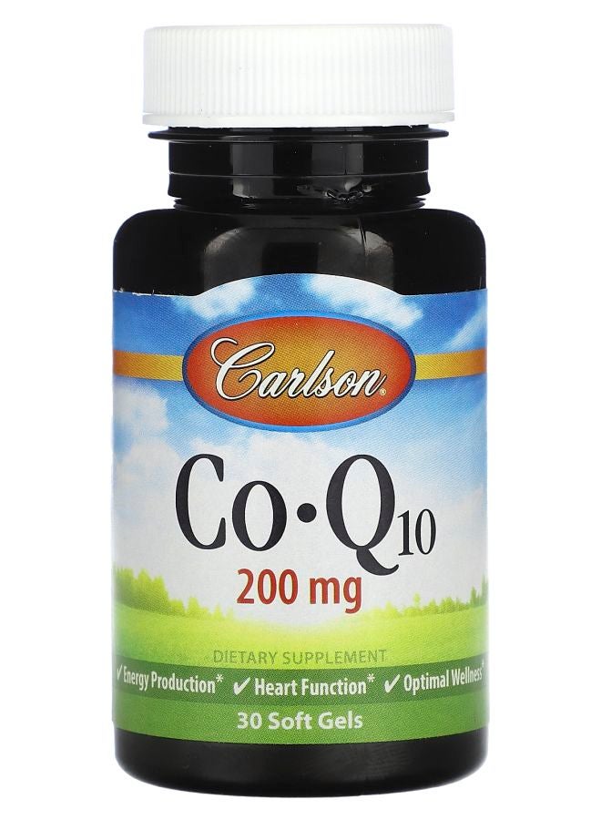 Co-Q10 200 mg 30 Soft Gels