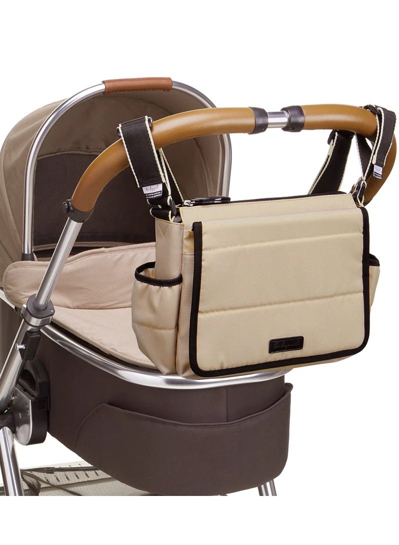 بيبي ميل Stroller Diaper Bag eco Quilt Fawn - Image 4