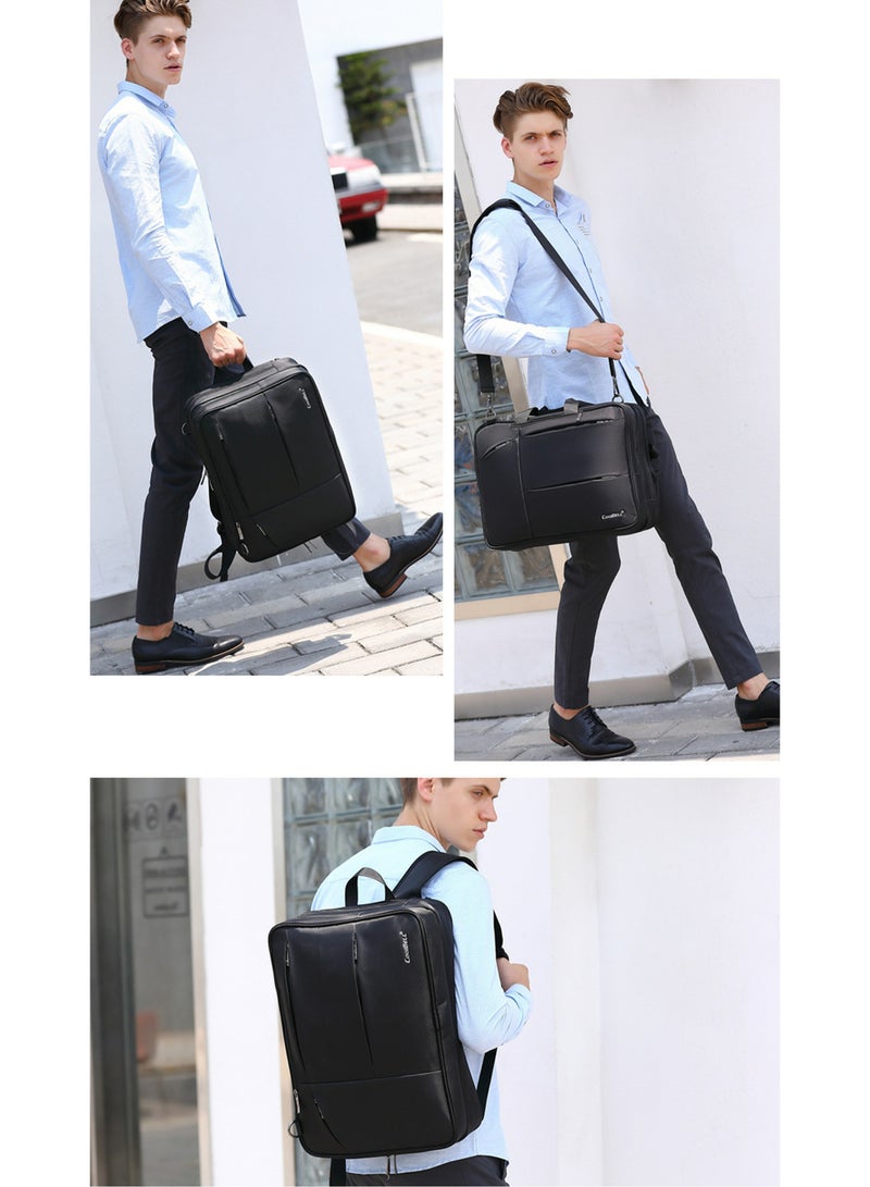 CoolBELL Men's Large Capacity Outdoor Backpack Multi-Functional Laptop Bag Briefcase Black - Image 4