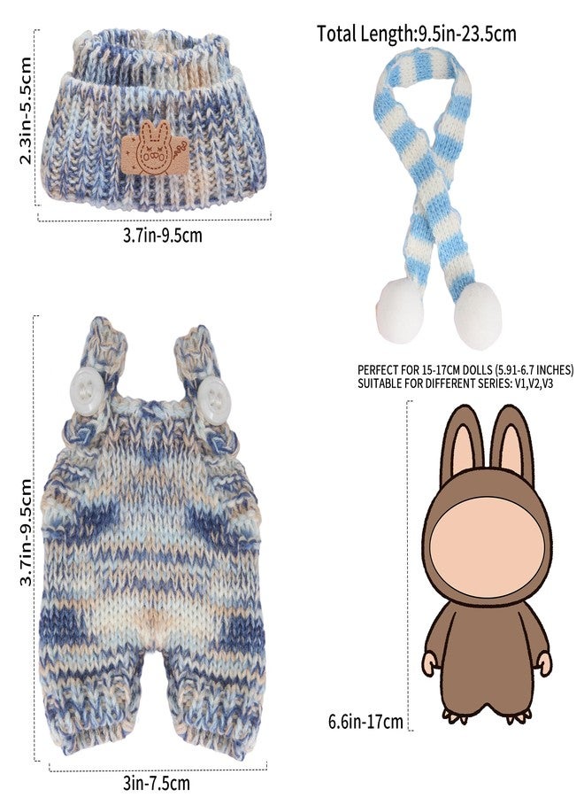 Voccim 17cm Doll Outfits - 9 Piece 17 cm Doll Clothes Set Include Halloween Style+Classic Style, Accessories for 15cm/17cm, 2025 Original for Holiday (NoDoll) - Image 2