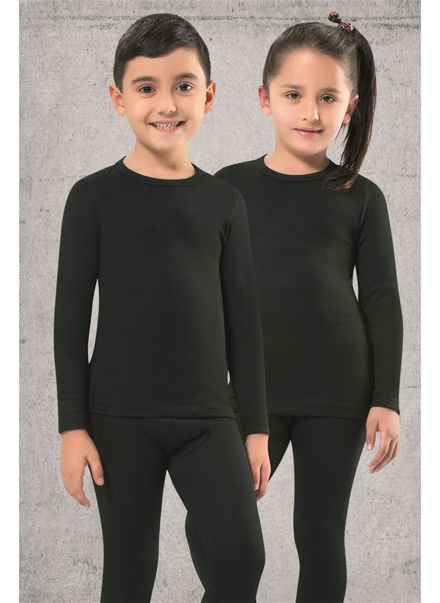Gümüş Silver Unisex Kids Winter Thermal Undershirt  - Image 4