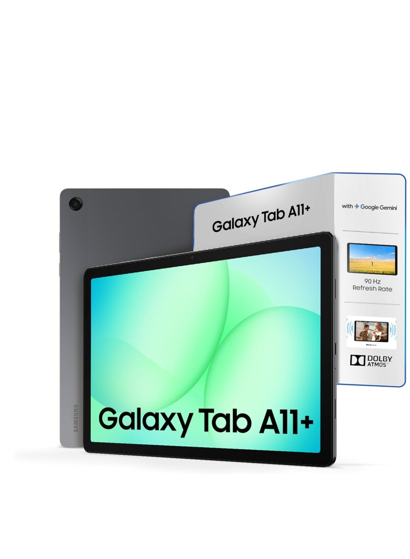 Samsung Galaxy Tab A11+, 27.82 cm (11 inch) Display, 6 GB RAM, 128 GB Storage, 90Hz Refresh Rate, AI with Google Gemini, Dolby Atmos, Quad Speakers, Wi-Fi Tablet, Gray (sm-x230)