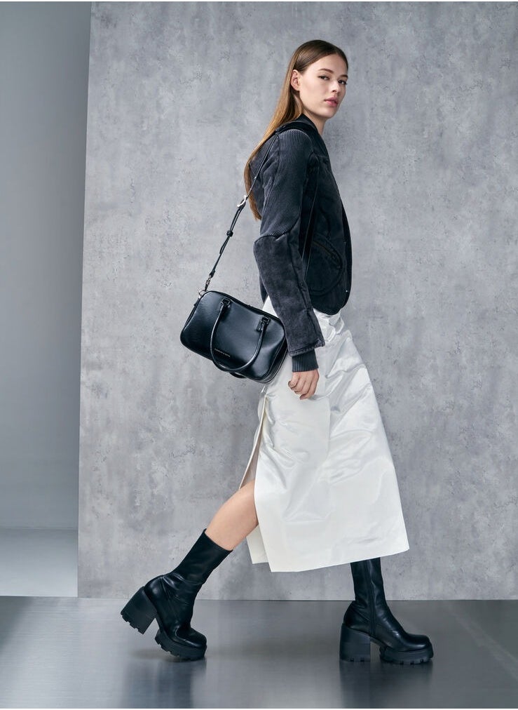 Charles & Keith Charles & Keith Sianna Bowling Bag  - Image 4