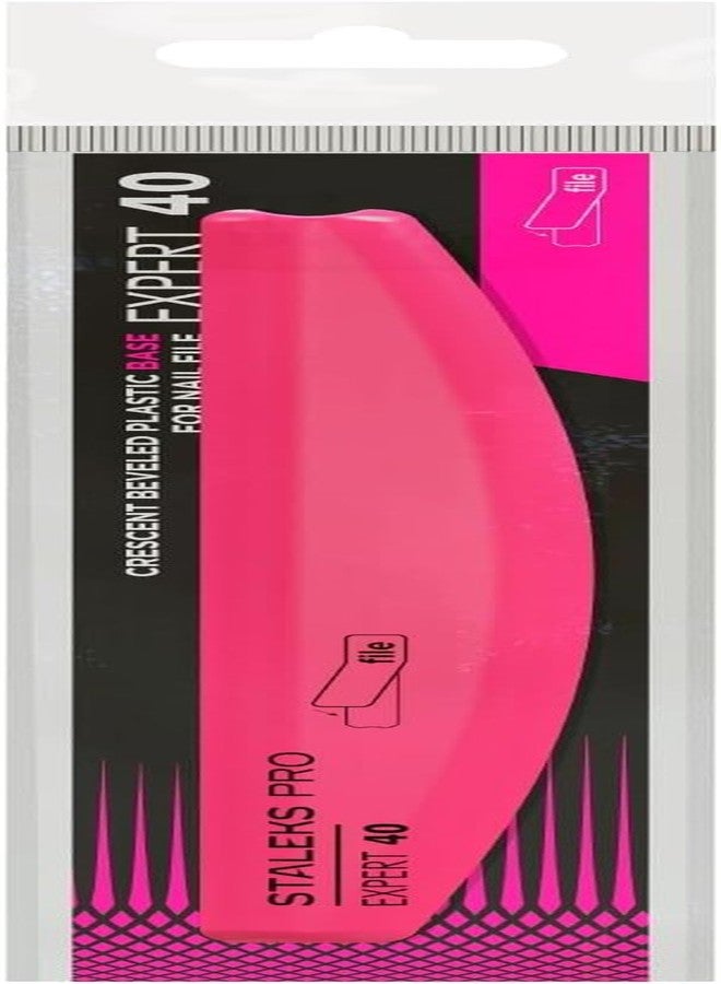 Staleks Pro EXPERT 40 Slanted Plastic Crescent Nail File BASE for disposable crescent nail files - Model SPBE-40 - Image 2