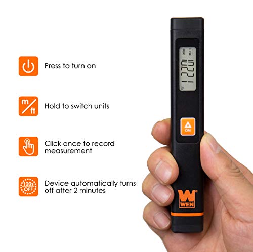 WEN 10110 Multi-Unit Pocket Laser Distance Measure - Image 3
