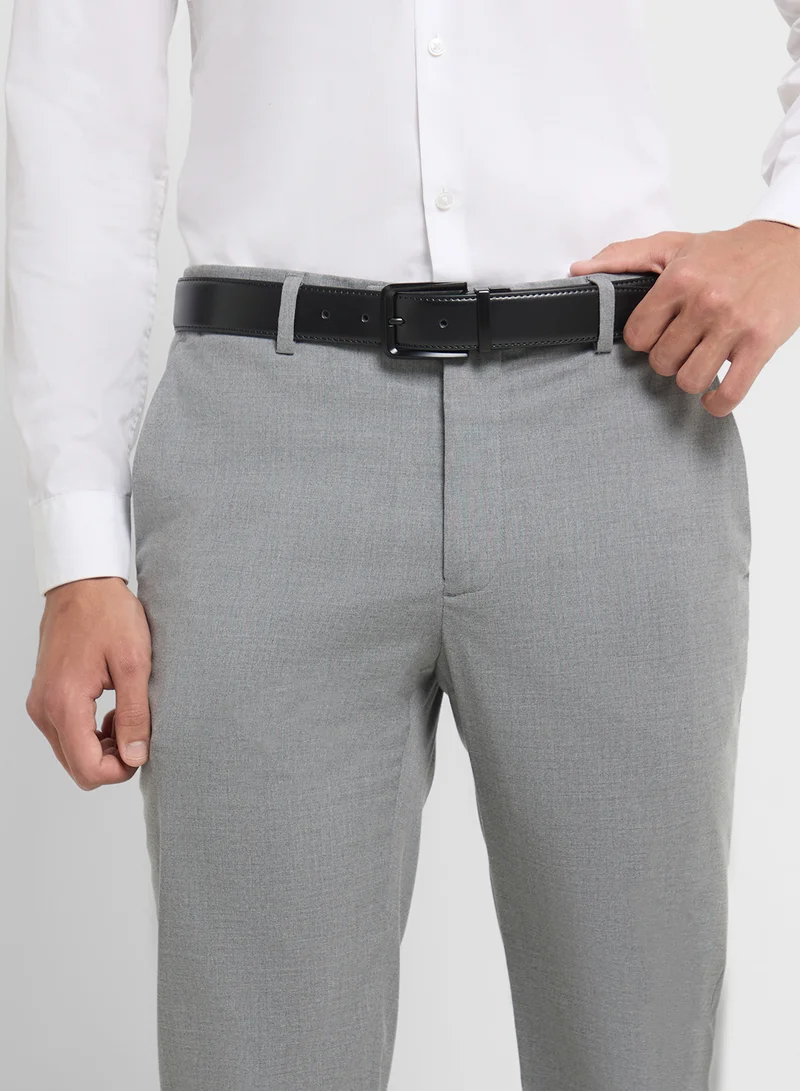 Robert Wood  Genuine Leather Reversible Formal Belt for Men | Best Price UAE