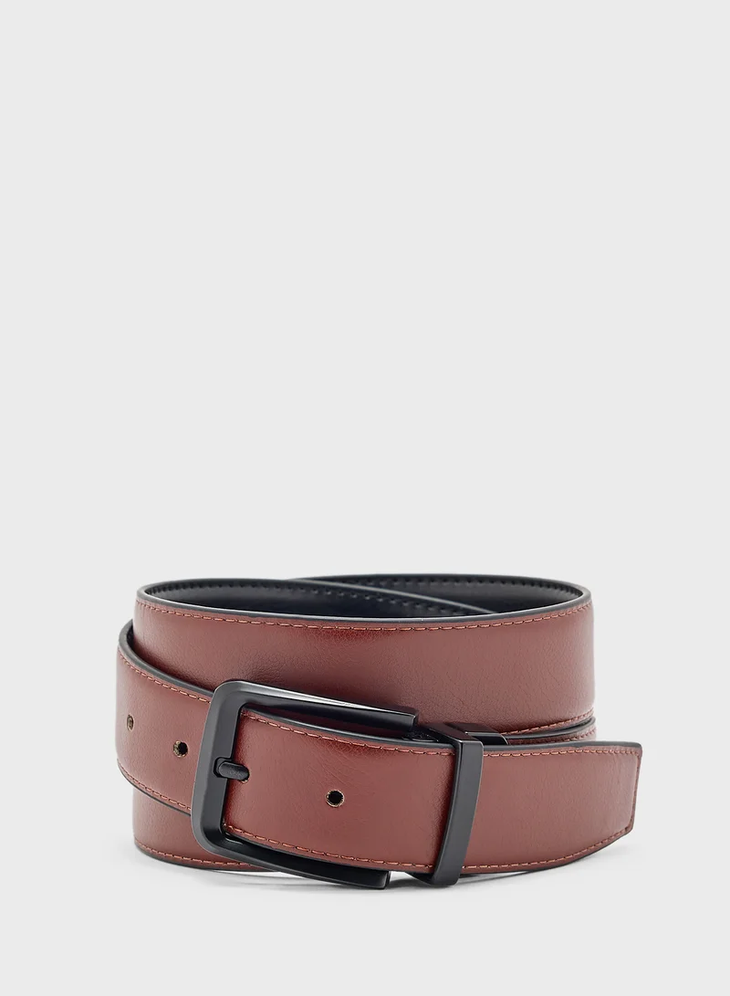 Robert Wood  Genuine Leather Reversible Formal Belt for Men | Best Price UAE