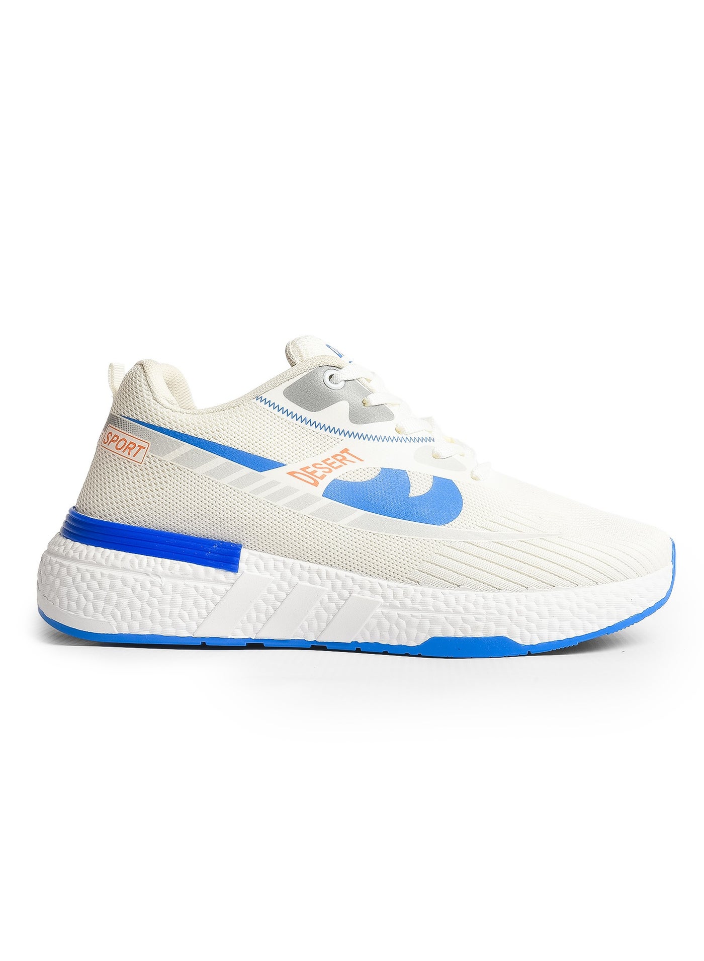 Men's Sportive Knit Sneakers – Stylish Printed Design