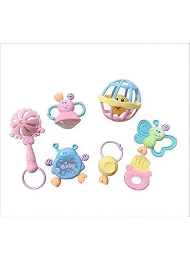 7-Piece Baby Rattle And Teether Box - Image 2