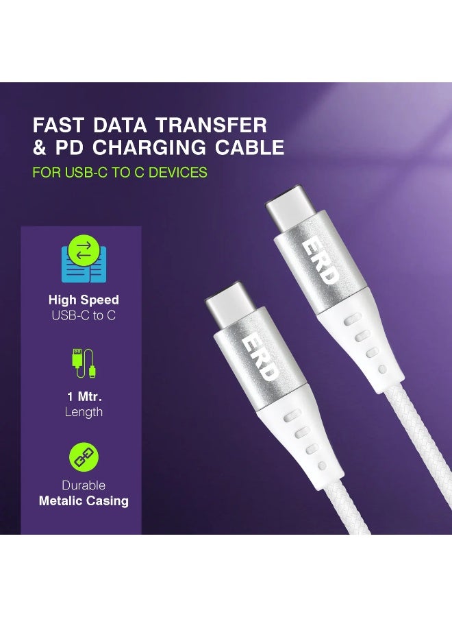 ERD C TO C مضفرة وعلبة معدنية 65 واط - Image 2