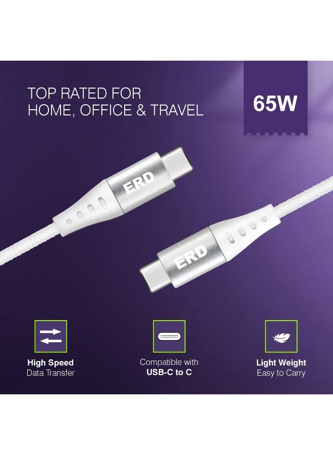 ERD C TO C مضفرة وعلبة معدنية 65 واط - Image 5